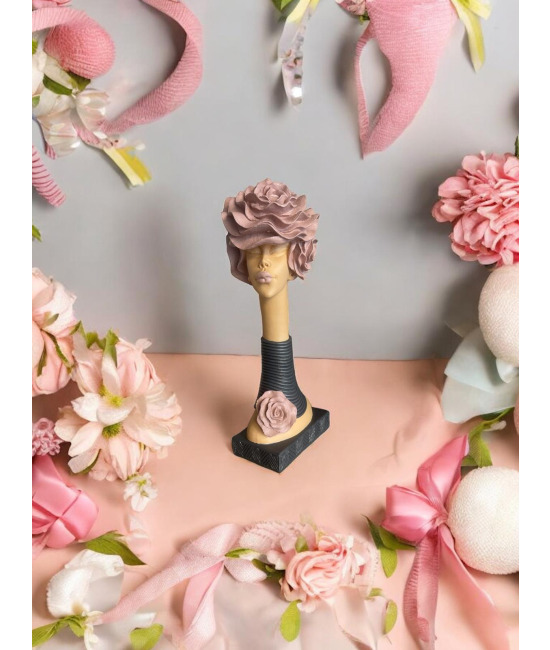 Kids Decor -  Çiçekli Kadın Heykel
