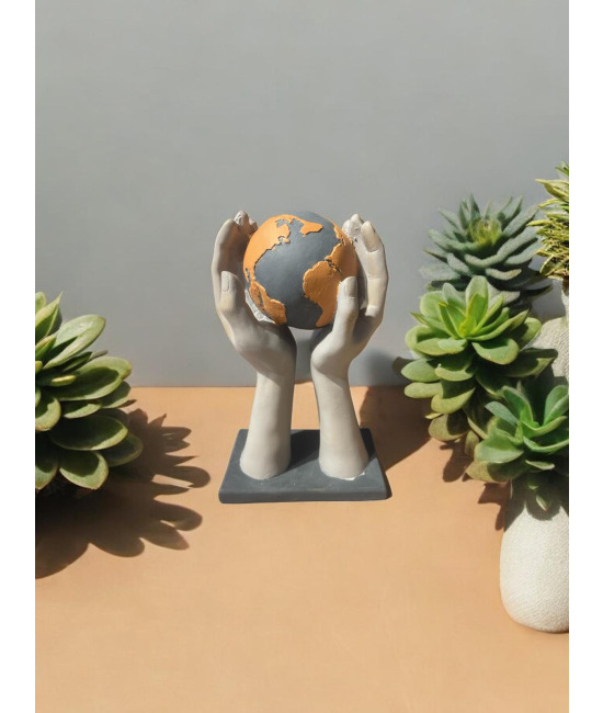 Kids Decor -  Dünya ve Eller Heykeli
